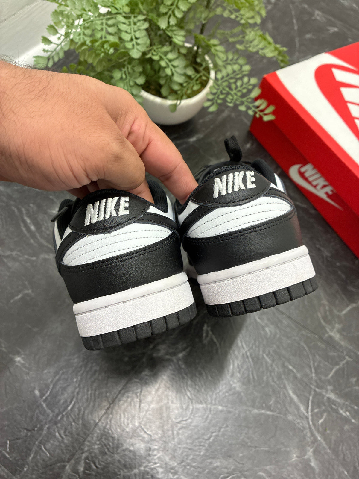 Nike Dunk Low Panda W SZ: 7W/5.5Y - Pre-Owned