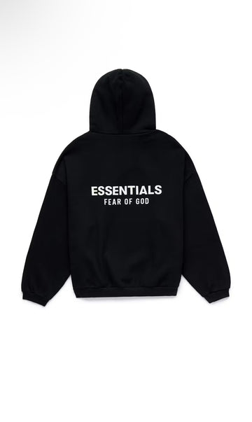 Essentials Black / White FW24 Hoodie - New