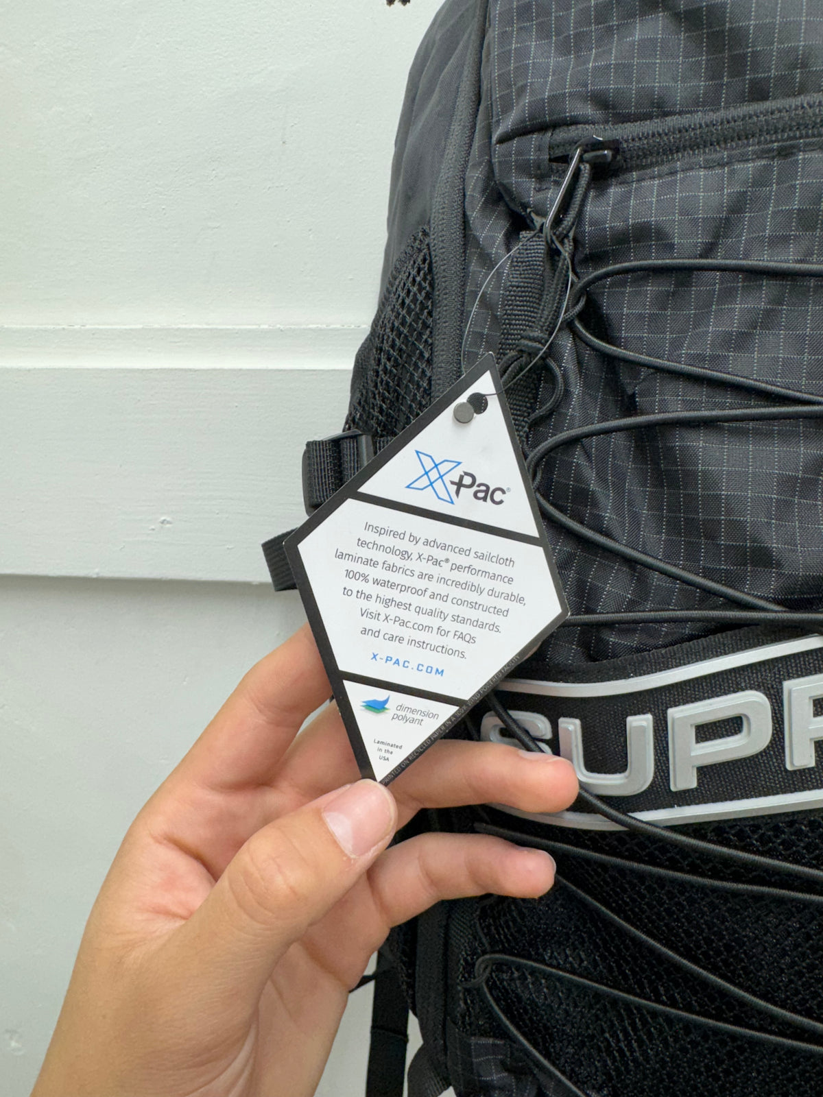 Supreme 3D Logo Black Backpack – New