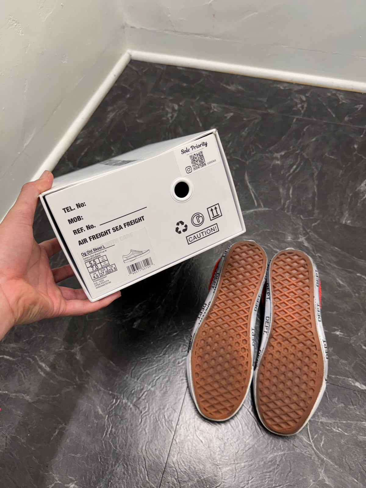 Vans Gallery Dept. Good Luck SZ: 5.5M/7W - Pre-Owned