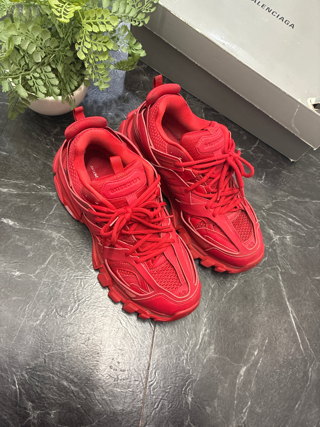 Balenciaga Track Trainer Red SZ: 43 (10M) - Pre-Owned