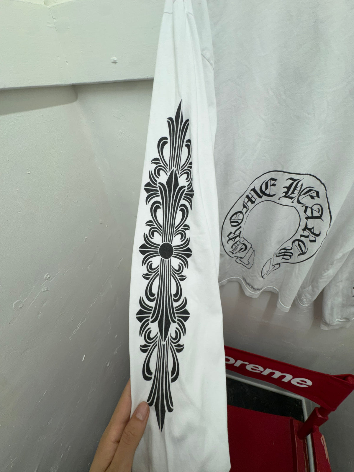 Chrome Hearts White Floral L/S - Pre-Owned