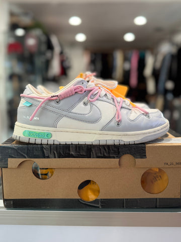 Nike Dunk Low Off White Lot 9 SZ: 9.5M - Pre-Owned