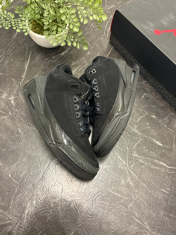 Jordan 3 Black Cat 2024 SZ: 9M - Pre-Owned