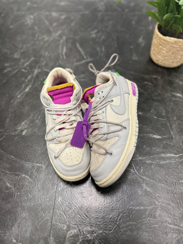 Nike Dunk Low Off-White Lot 3 SZ: 9.5M - Pre-Owned