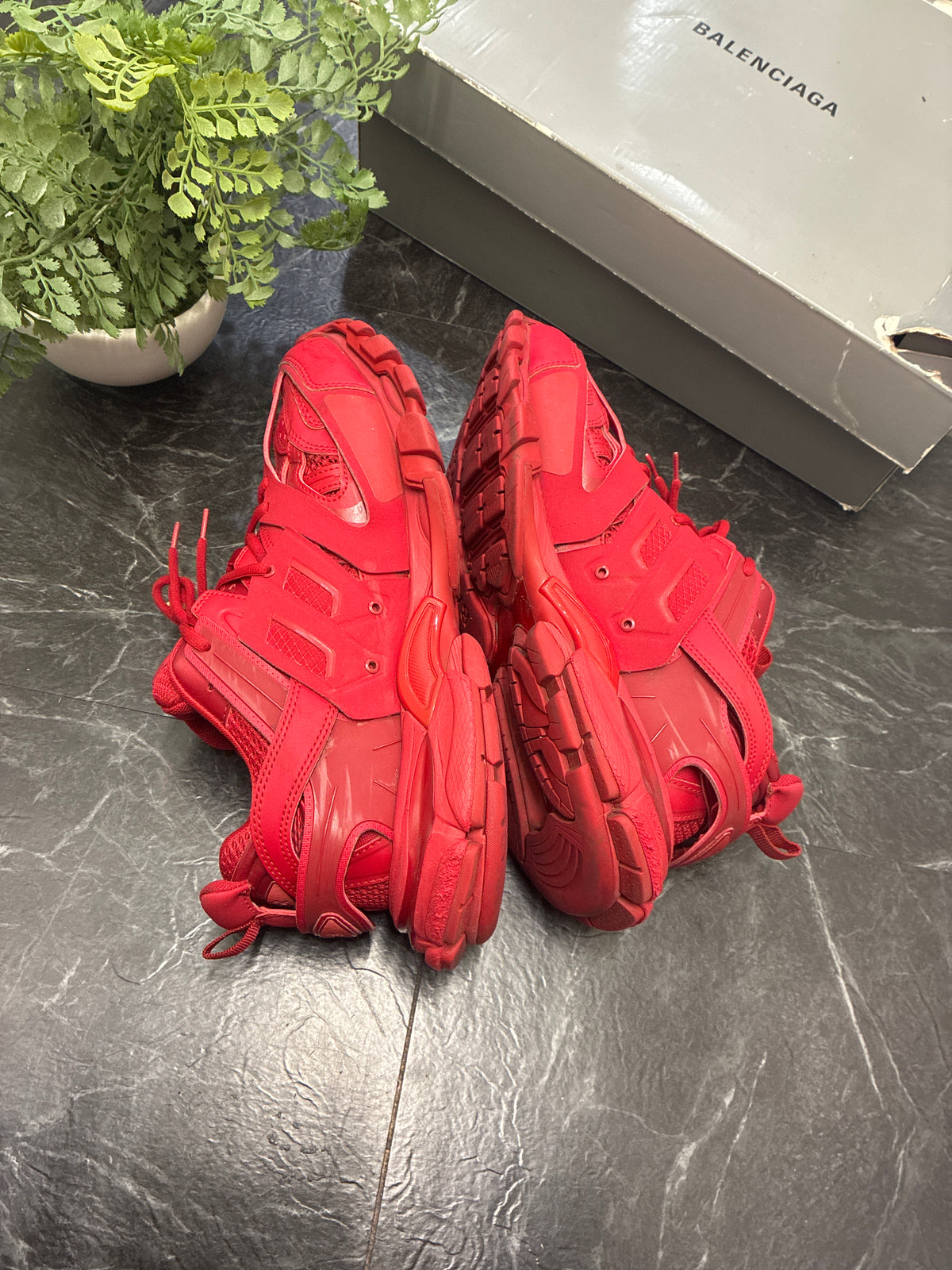 Balenciaga Track Trainer Red SZ: 43 (10M) - Pre-Owned