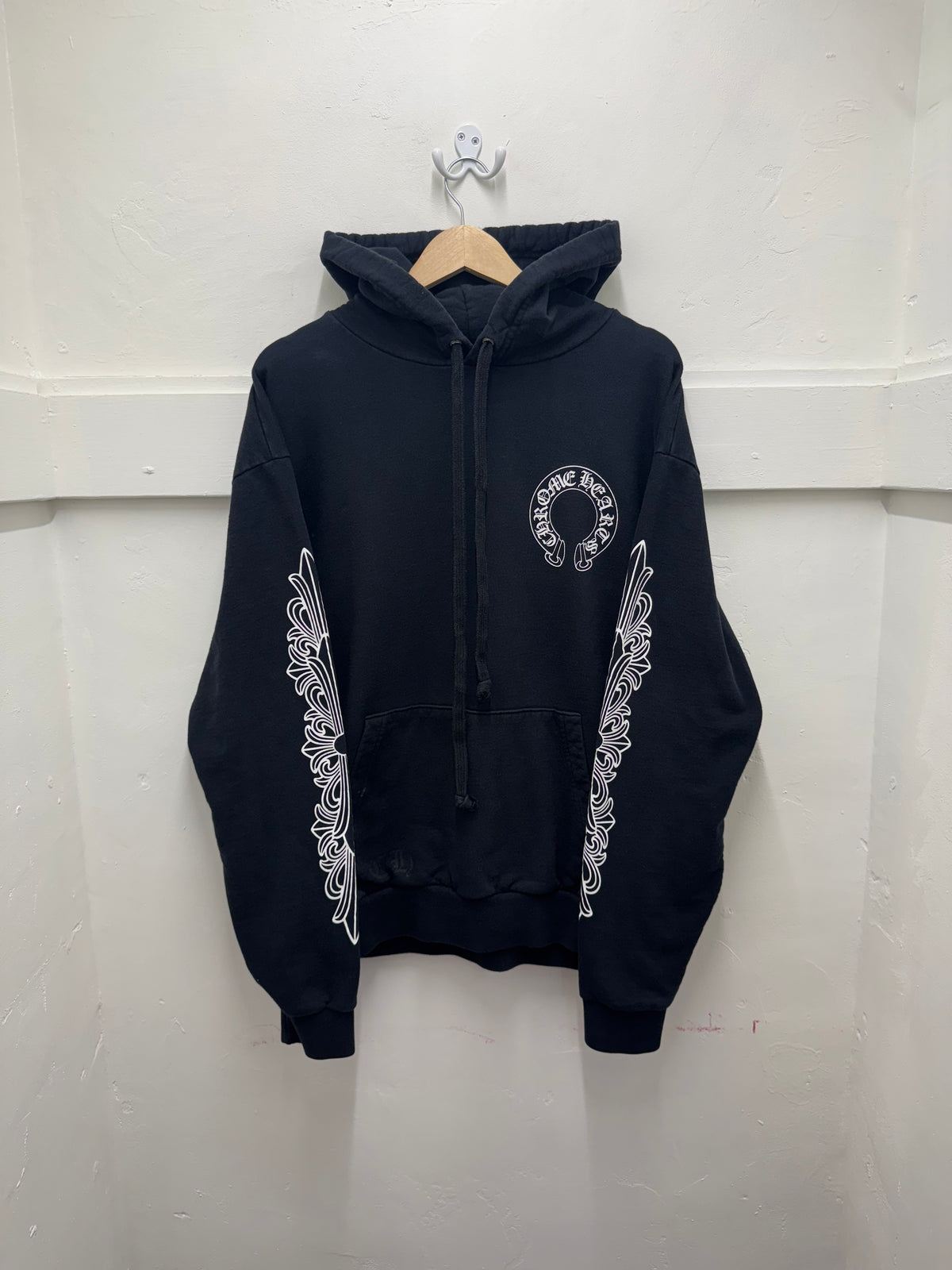 Chrome Hearts Floral Horseshoe Hoodie Sz: Large - Pre-Owned