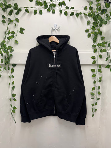 MM6 Supreme Black Zip Up Sz: L - Pre-Owned