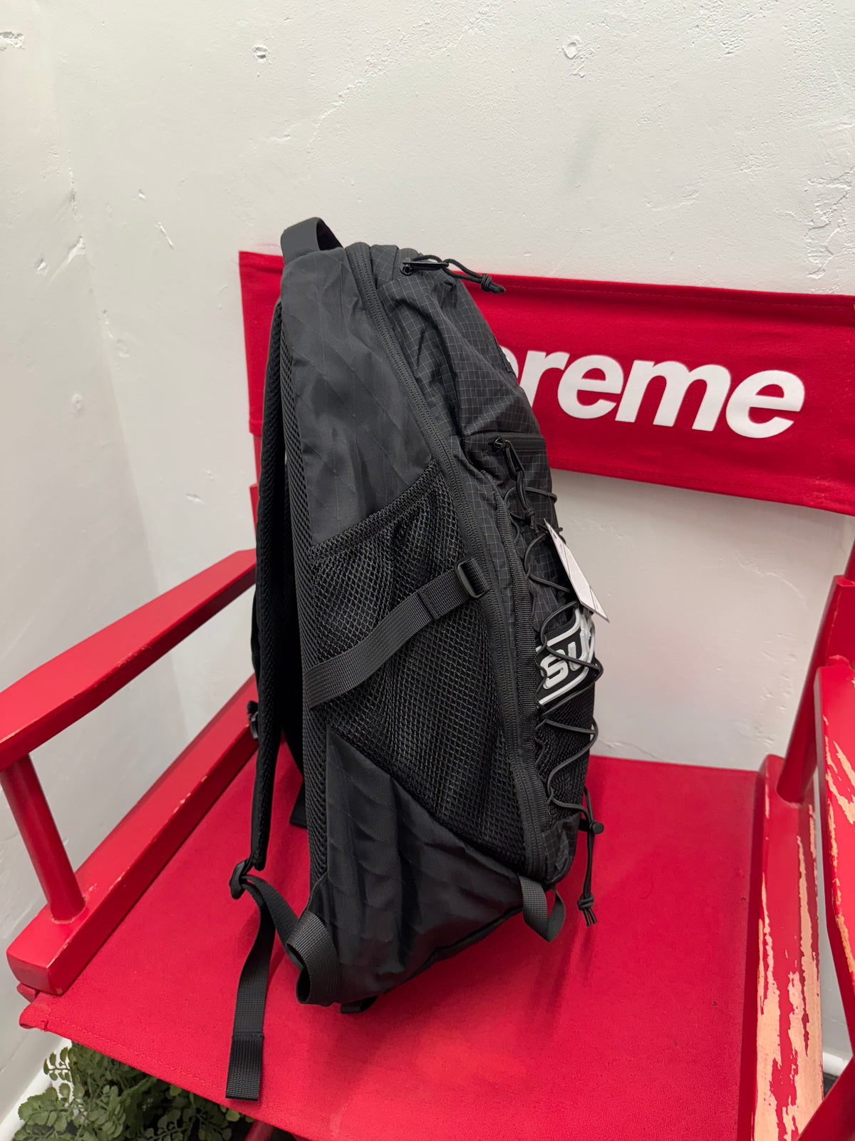 Supreme 3D Logo Black Backpack – New