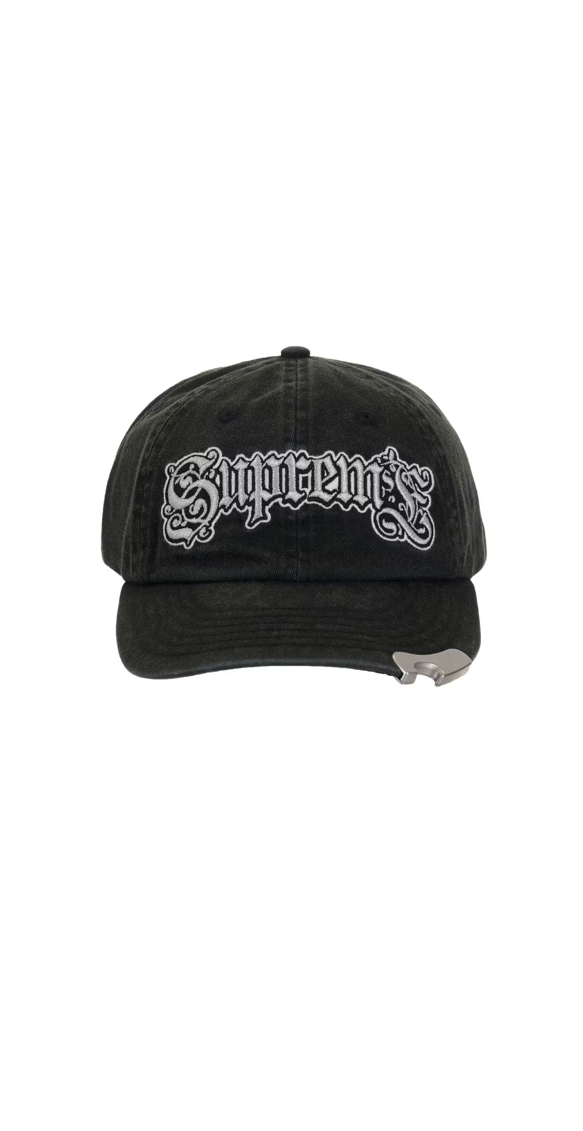 Supreme Bottle Opener 6-Panel Hat Real Tree Faded Black - New