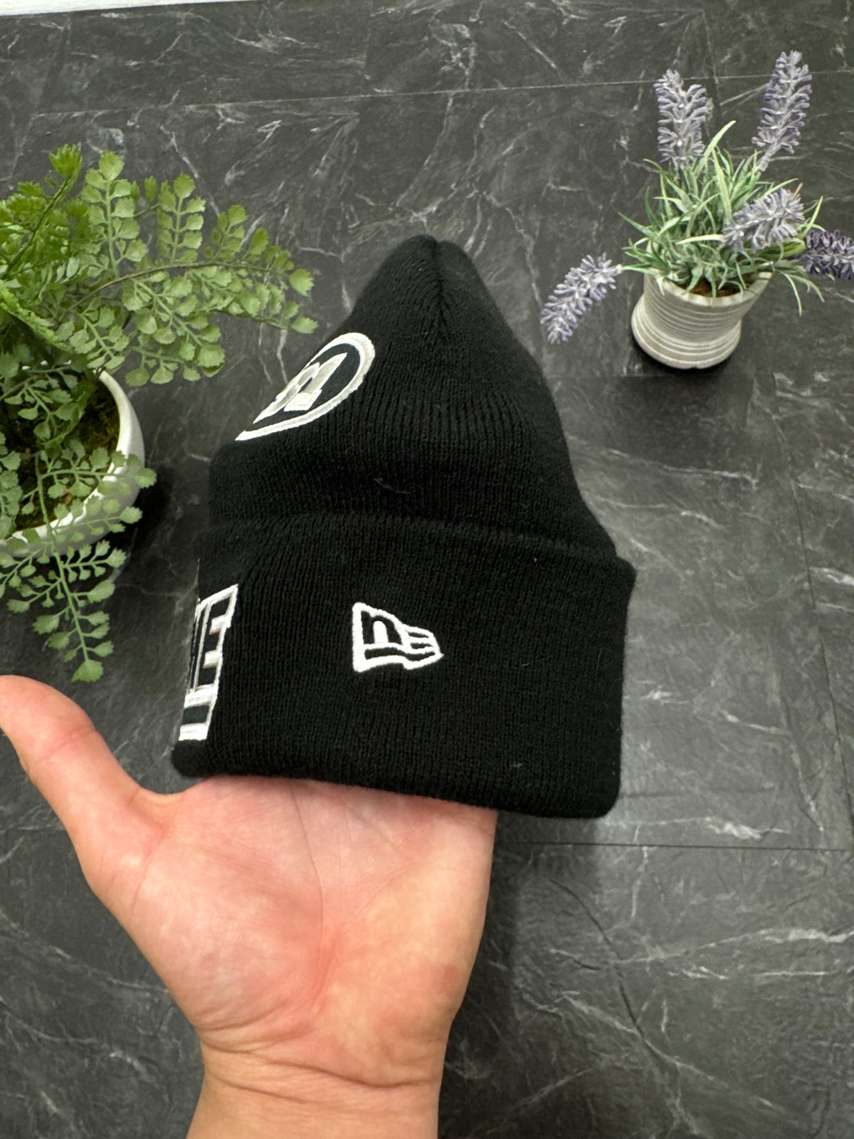 Supreme Champions Black Beanie - Pre-Owned