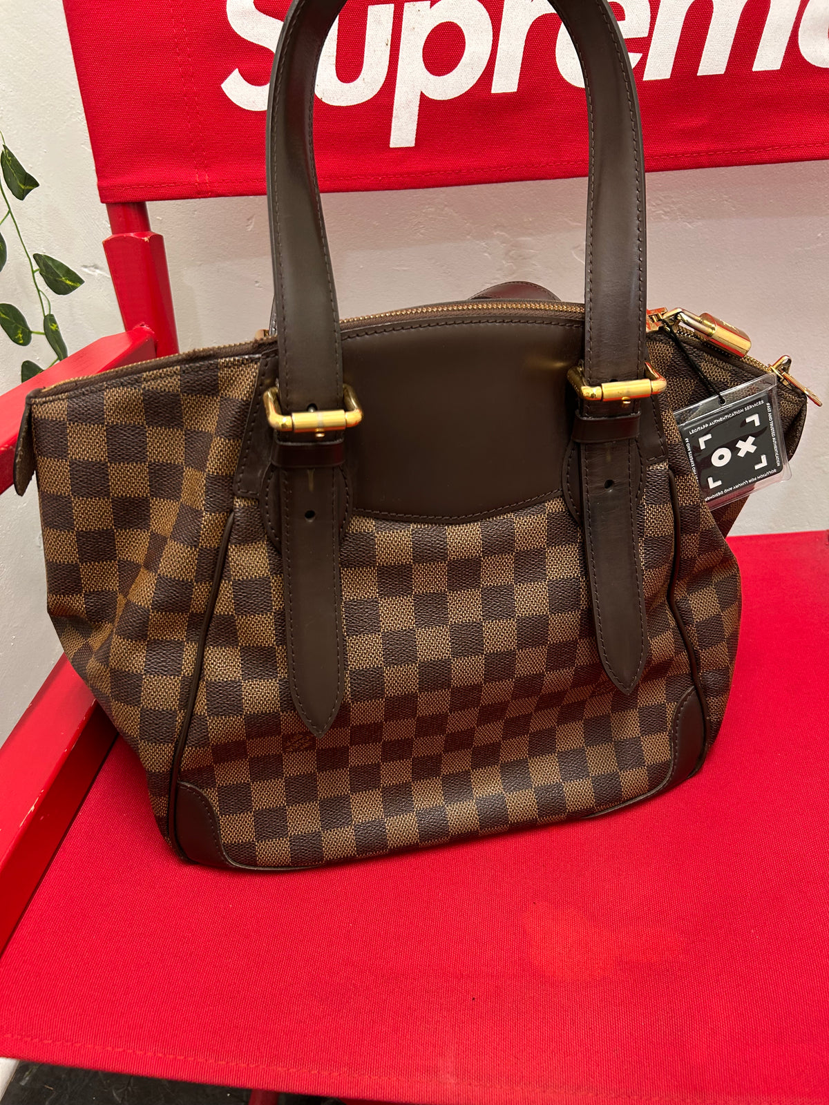 Louis Vuitton Damier Ebene Verona GM Shoulder Bag