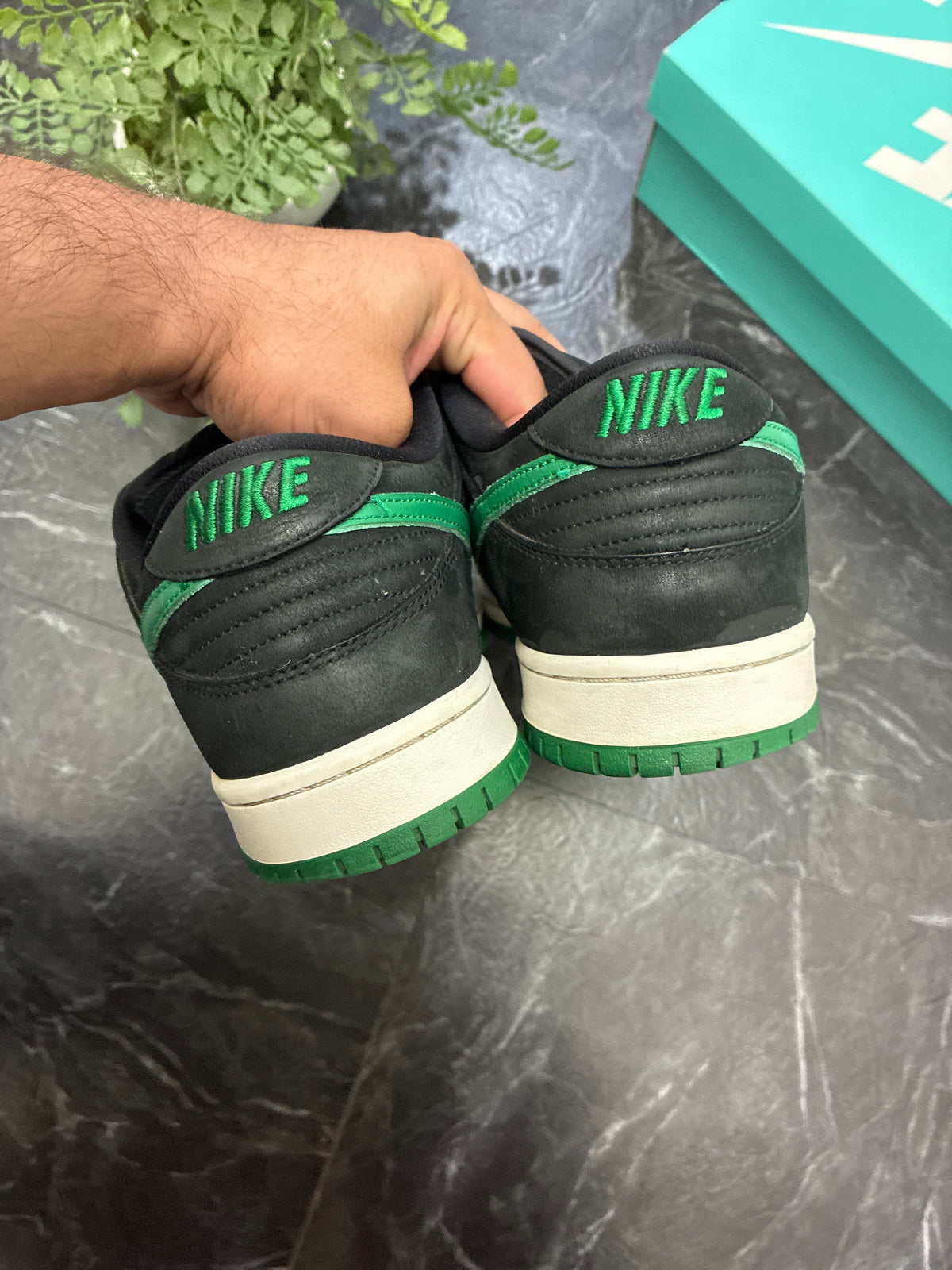 Nike SB Dunk Low J Pack Black Pine Green SZ: 11.5M - Pre-Owned