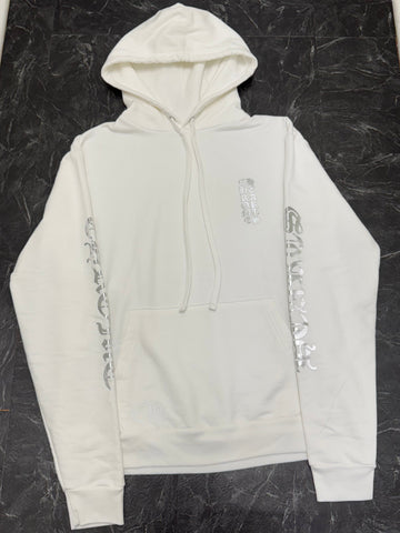Chrome Hearts Silver Foil Hoodie Online Exclusive - New