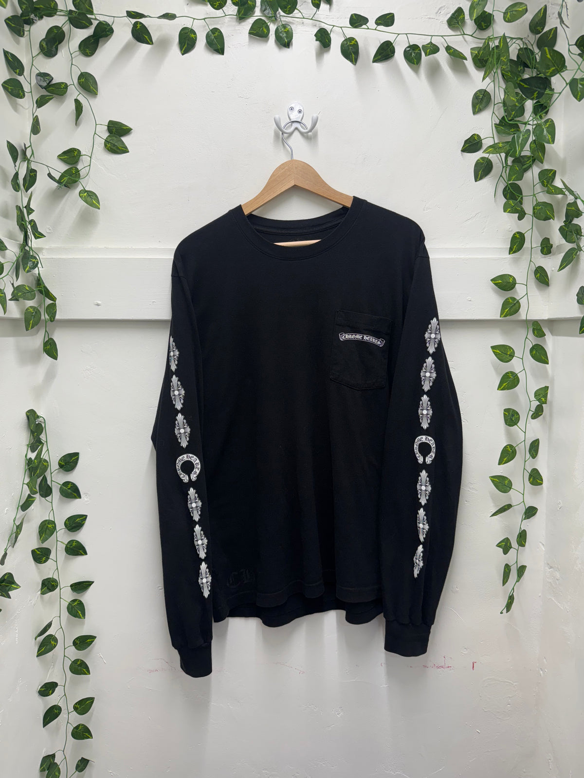 Chrome Hearts Floral Logo L/S SZ: Large - Pre-Owned