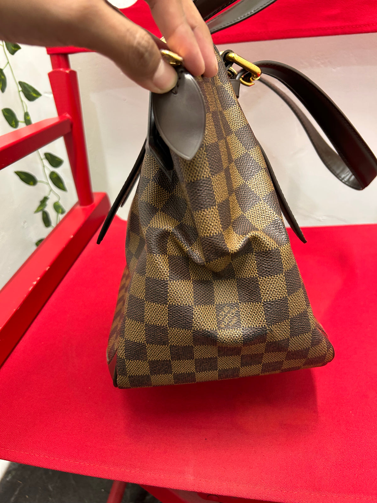 Louis Vuitton Damier Ebene Verona GM Shoulder Bag