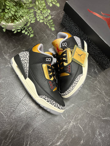 Jordan 3 Black Cement Gold SZ: 7W/5.5Y - New