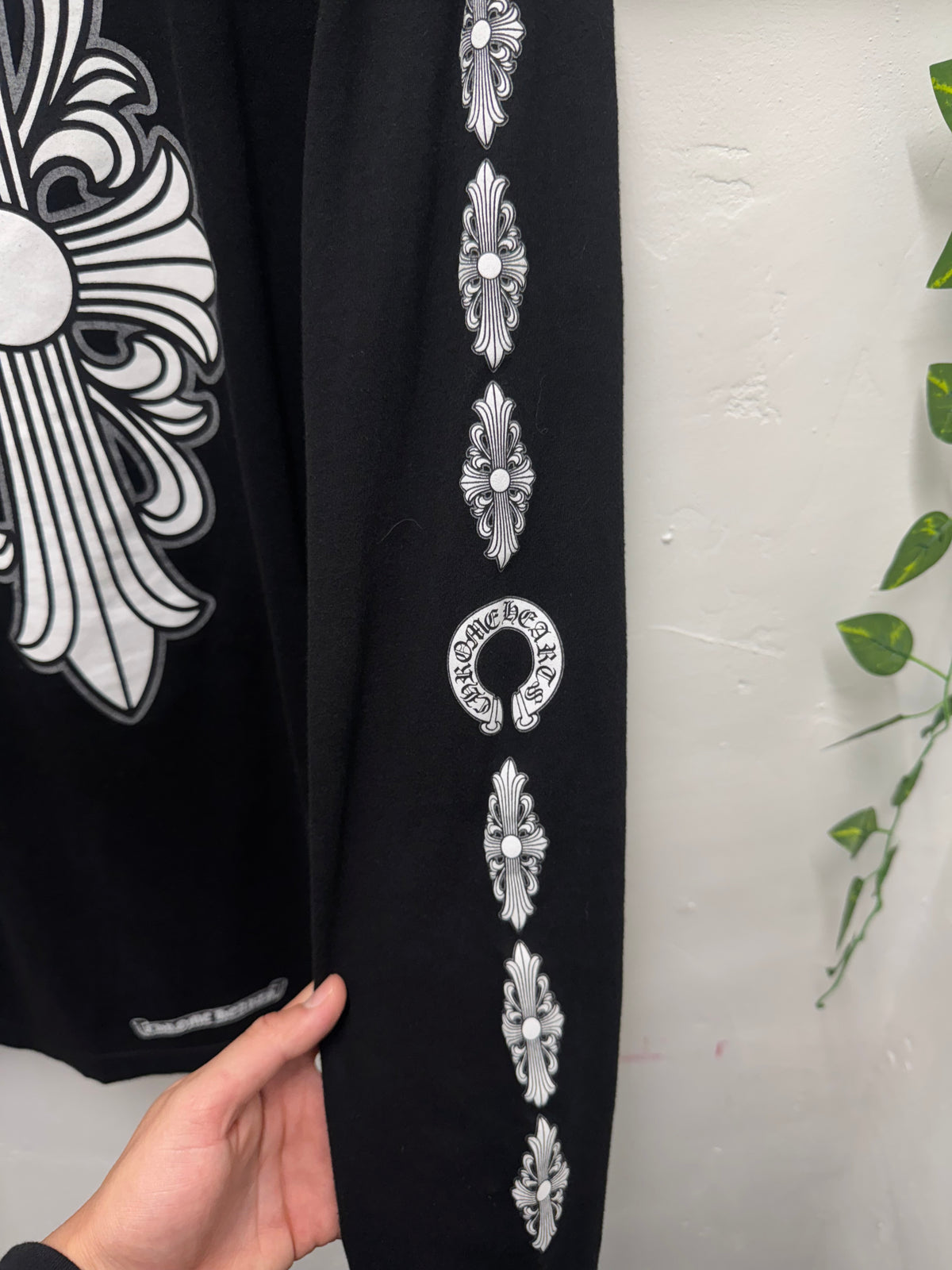 Chrome Hearts Floral Logo L/S SZ: Large - Pre-Owned