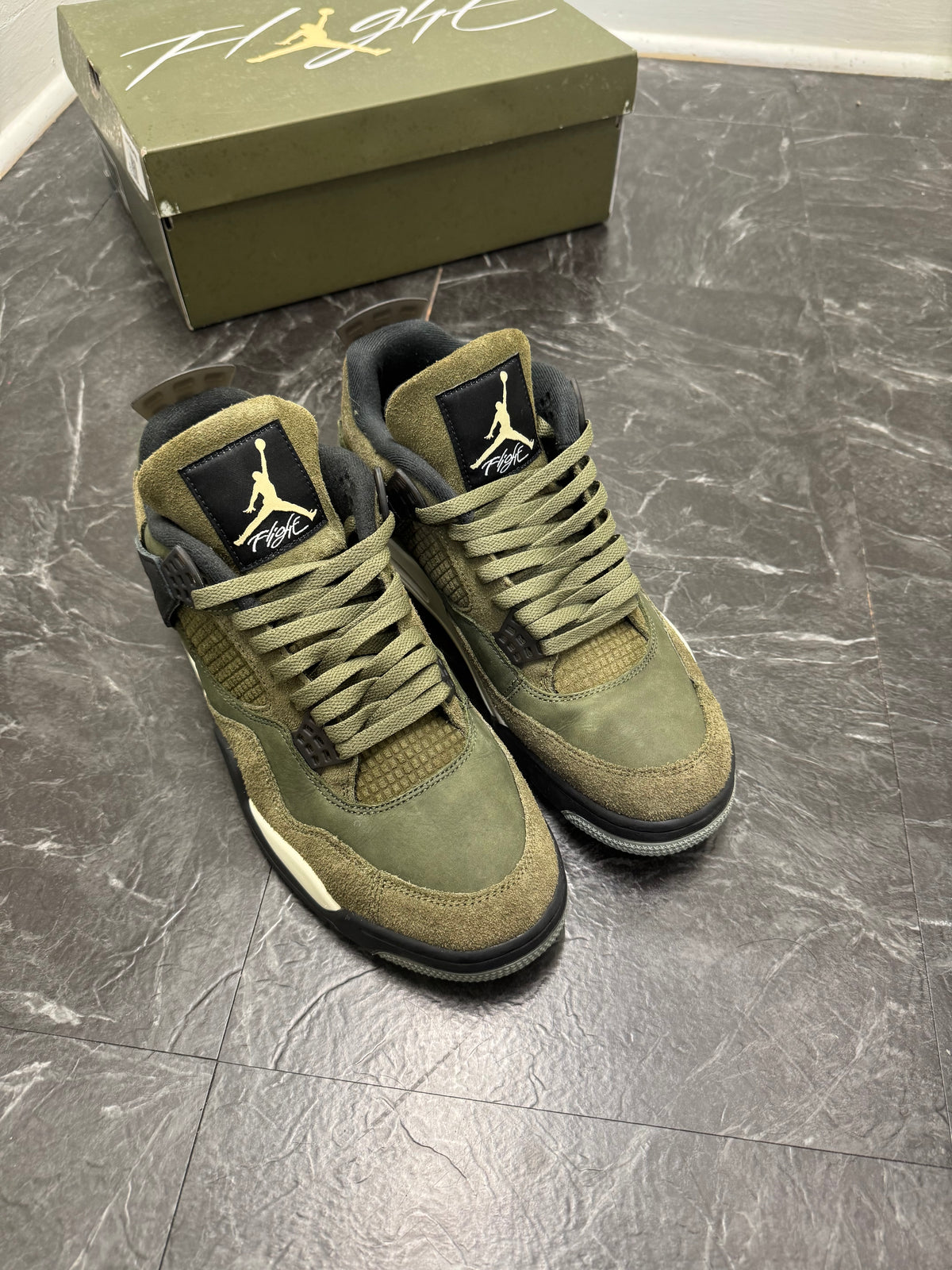 Jordan 4 Craft Olives SZ: 11.5M - Pre-Owned