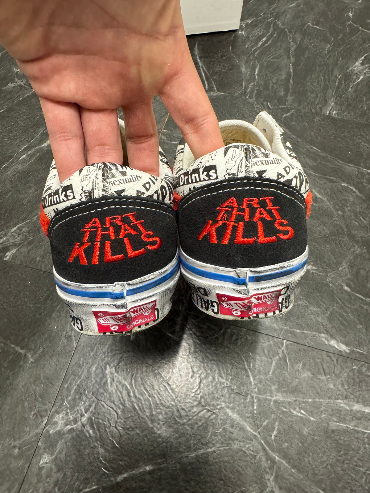 Vans Gallery Dept. Good Luck SZ: 5.5M/7W - Pre-Owned