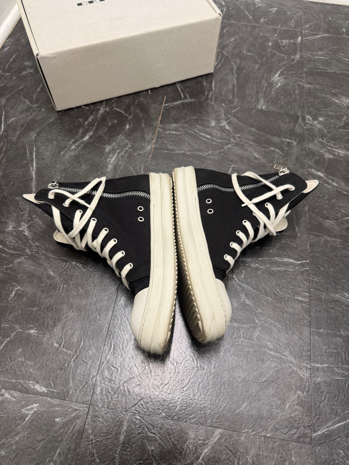 Rick Owens Canvas Ramones SZ: 43 - Pre-Owned