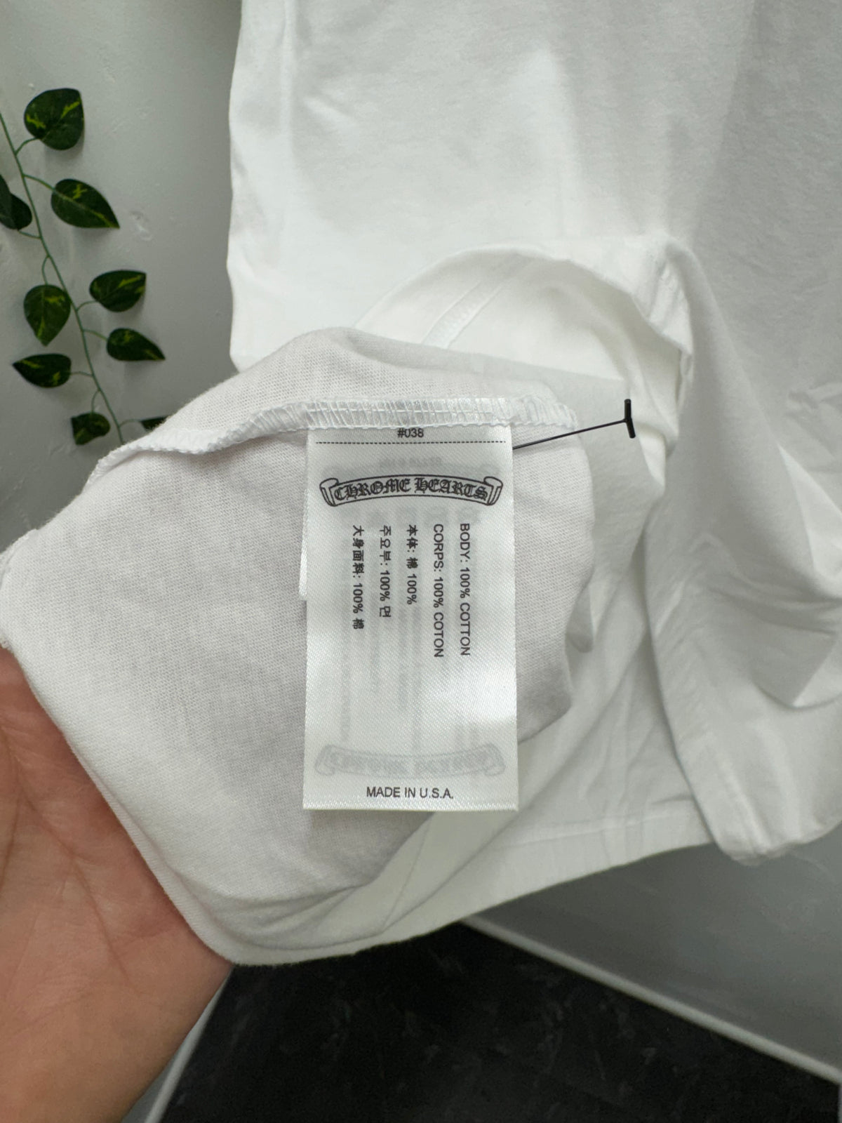 Chrome Hearts White Horseshoe T-Shirt SZ: XL – New