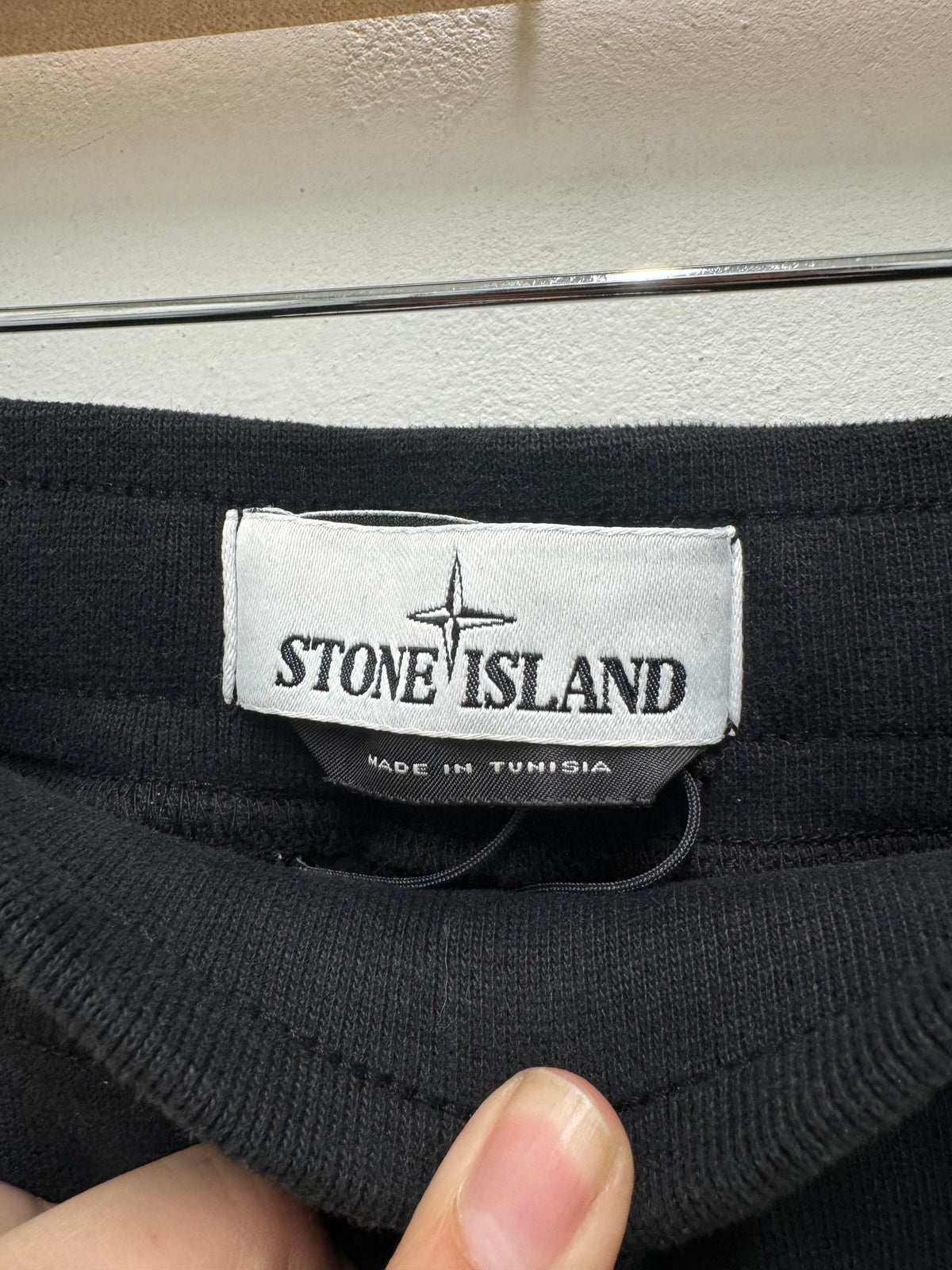 Stone Island Black Cargo Fleece Bermuda Shorts SZ: XL - Pre-Owned