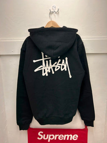 Stussy Basic Black Zip Up - New