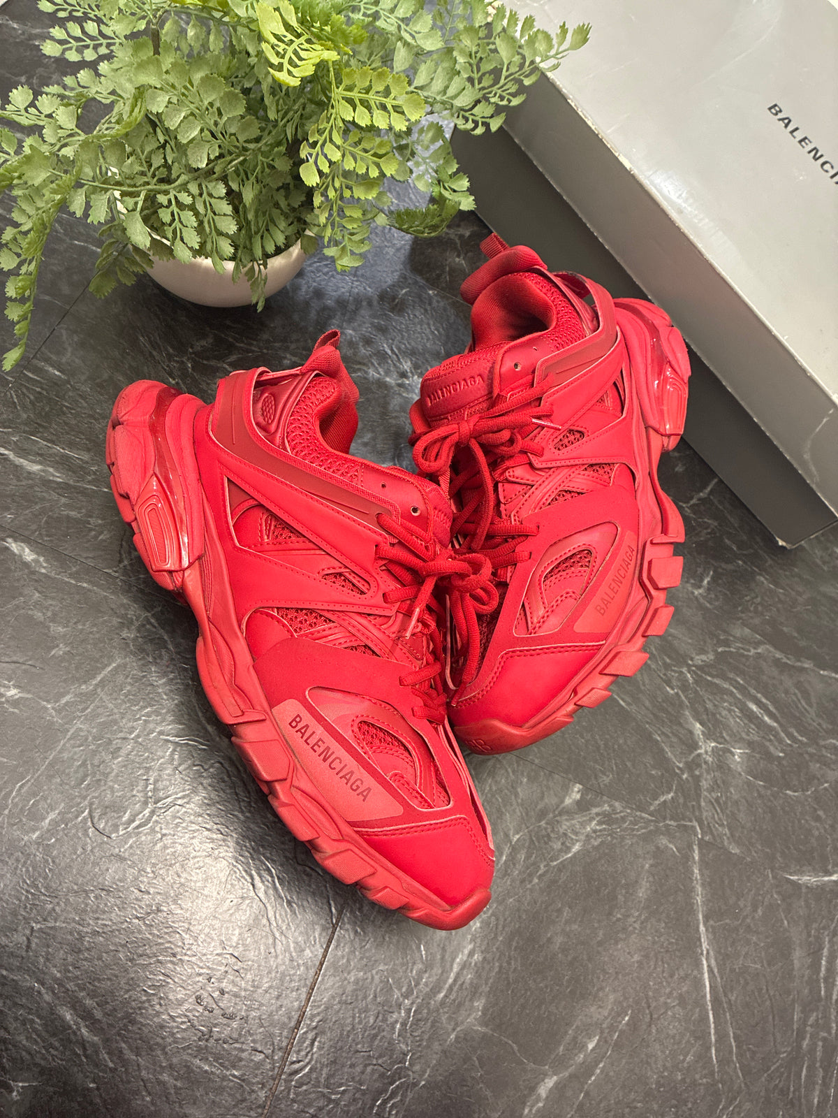 Balenciaga Track Trainer Red SZ: 43 (10M) - Pre-Owned