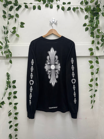 Chrome Hearts Floral Logo L/S SZ: Large - Pre-Owned