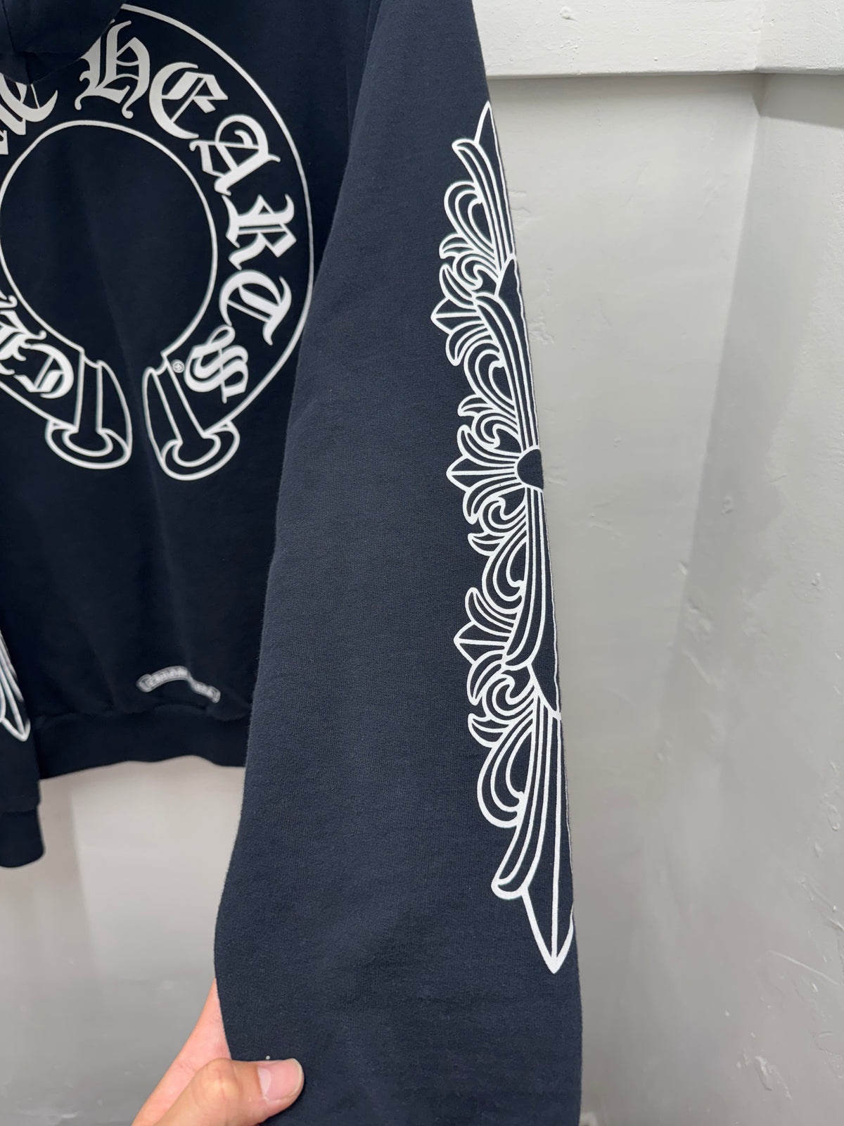 Chrome Hearts Floral Horseshoe Hoodie Sz: Large - Pre-Owned