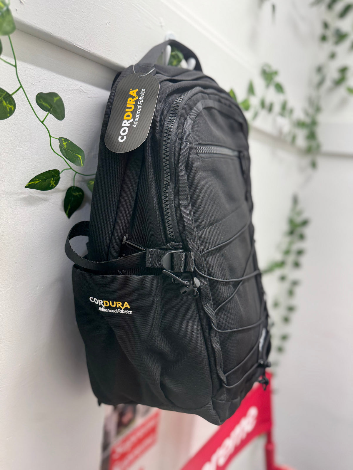 Supreme Logo Backpack SS25 - Black - New