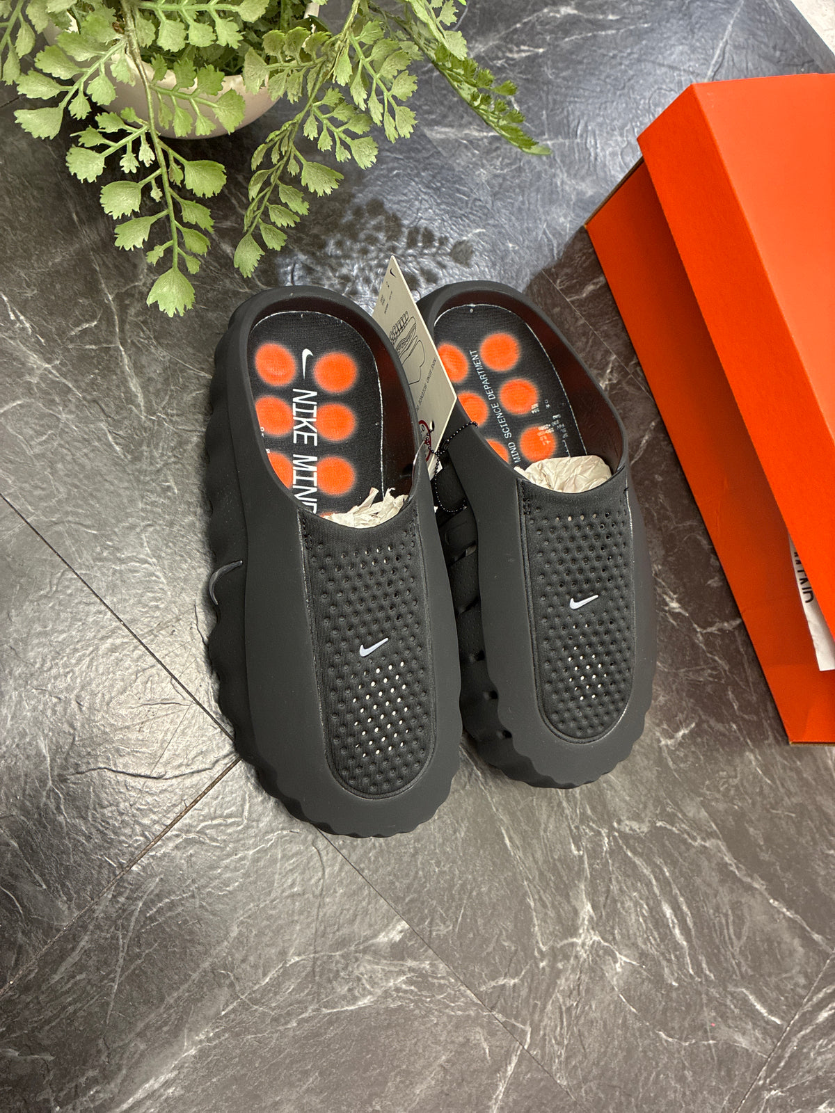 Nike Mind 001 Slide Black Chrome - New