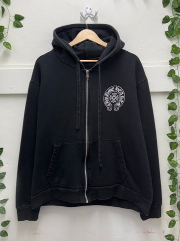 Chrome Hearts New York Exclusive Horseshoe Zip Up – Black SZ: M - Pre-Owned