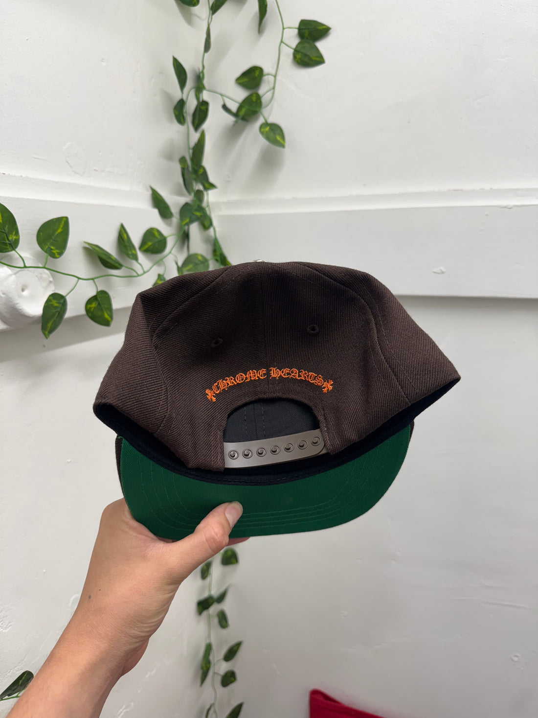 Chrome Hearts Brown/Orange Baseball Hat - New