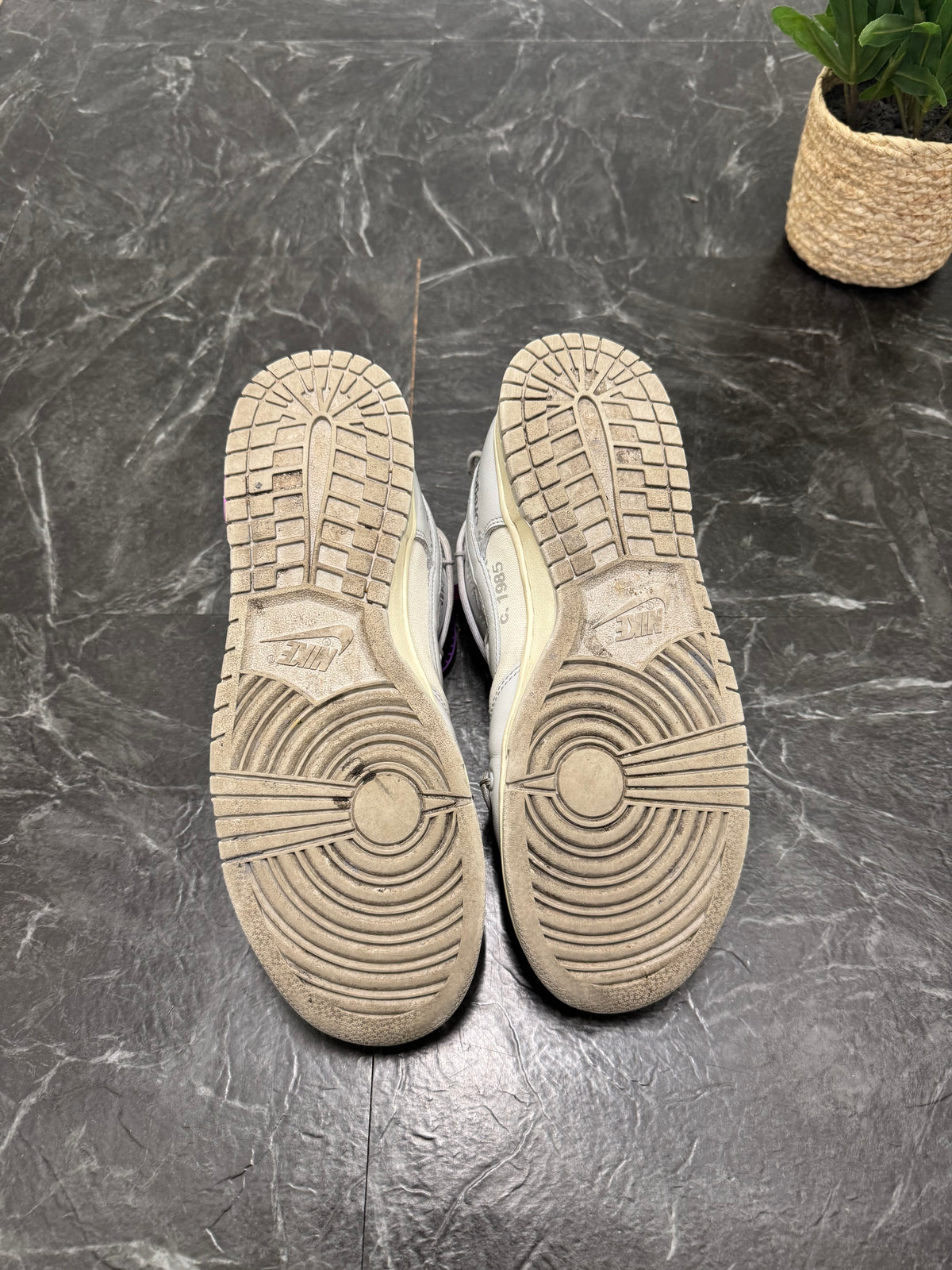 Nike Dunk Low Off-White Lot 3 SZ: 9.5M - Pre-Owned