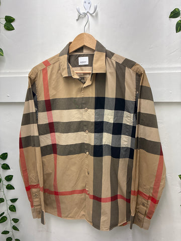 Burberry Plaid L/S Button Up Shirt SZ: M - Pre-Owned