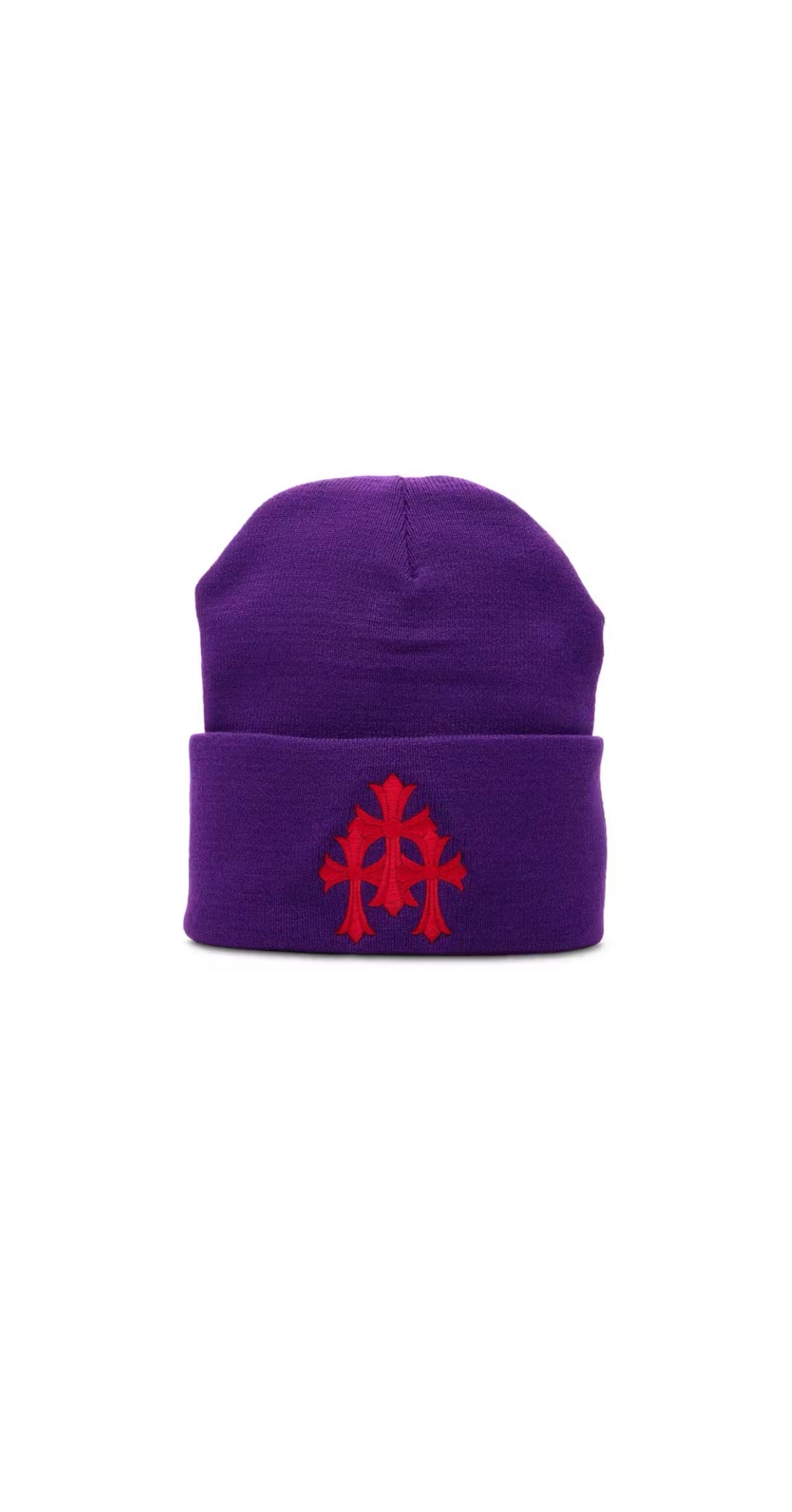 Chrome Hearts Embroidered Triple Cross Beanie - New
