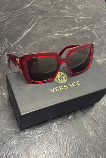 Versace Women’s Red Designer Sunglasses - Pre-Owned