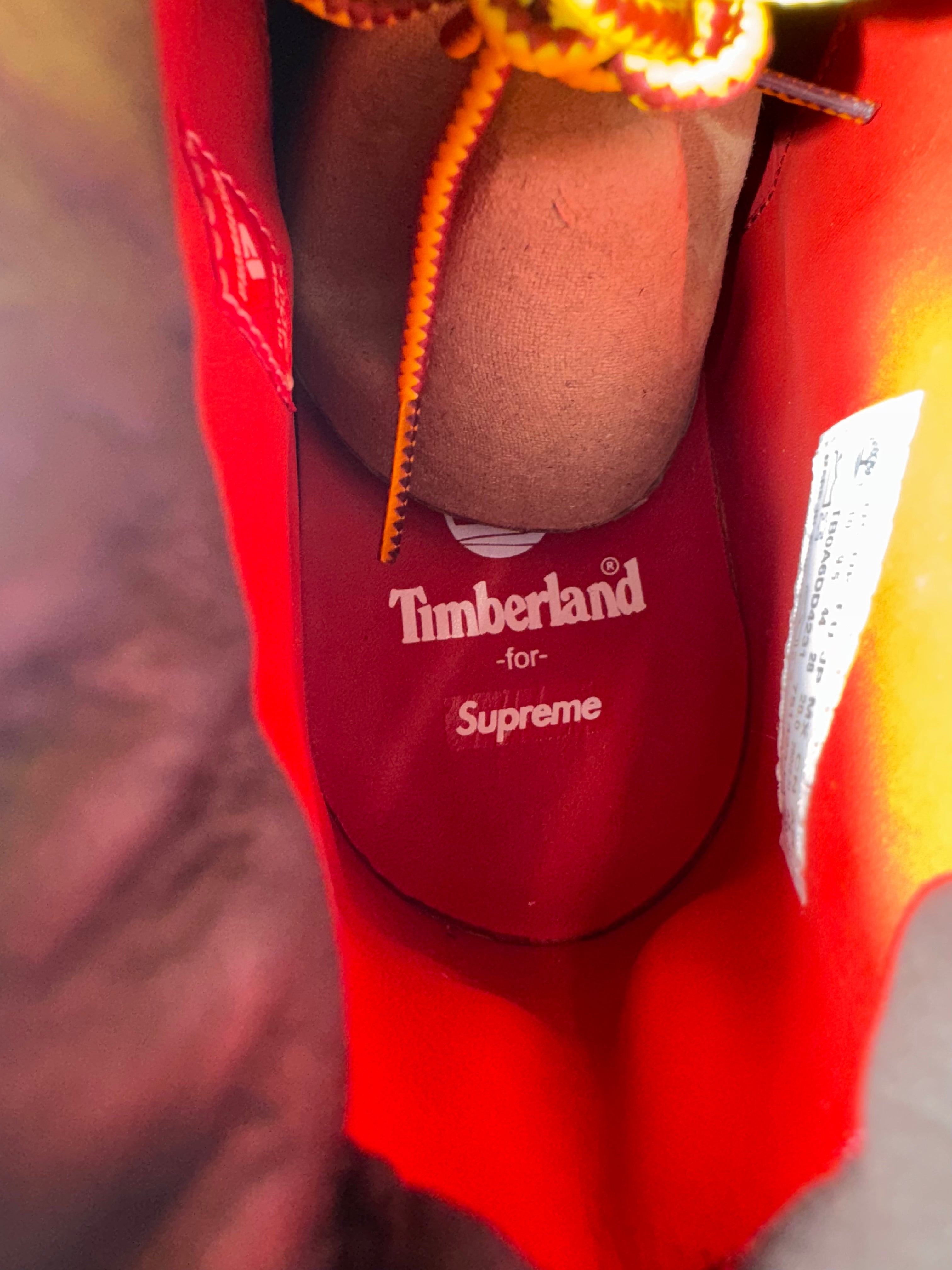 Supreme x Timberland 6” Premium Waterproof Boot – Diamond Plate Wheat (2026)