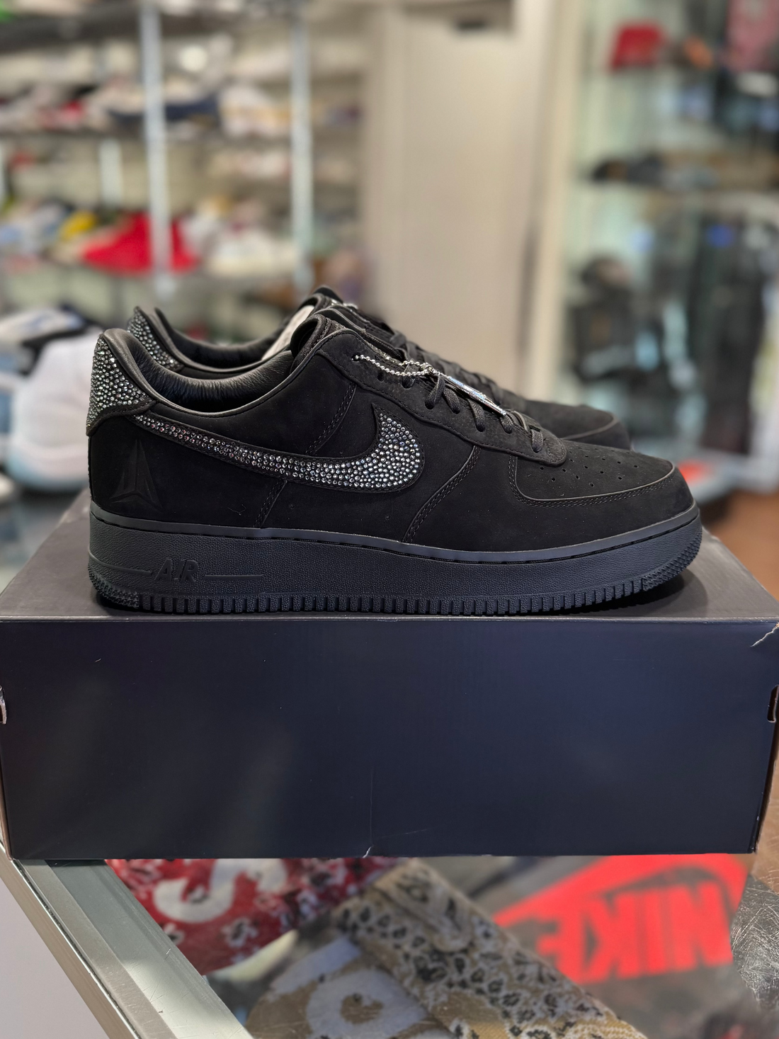 Nike Air Force 1 Low Ja Morant x Swarovski Black SZ: 12M - New