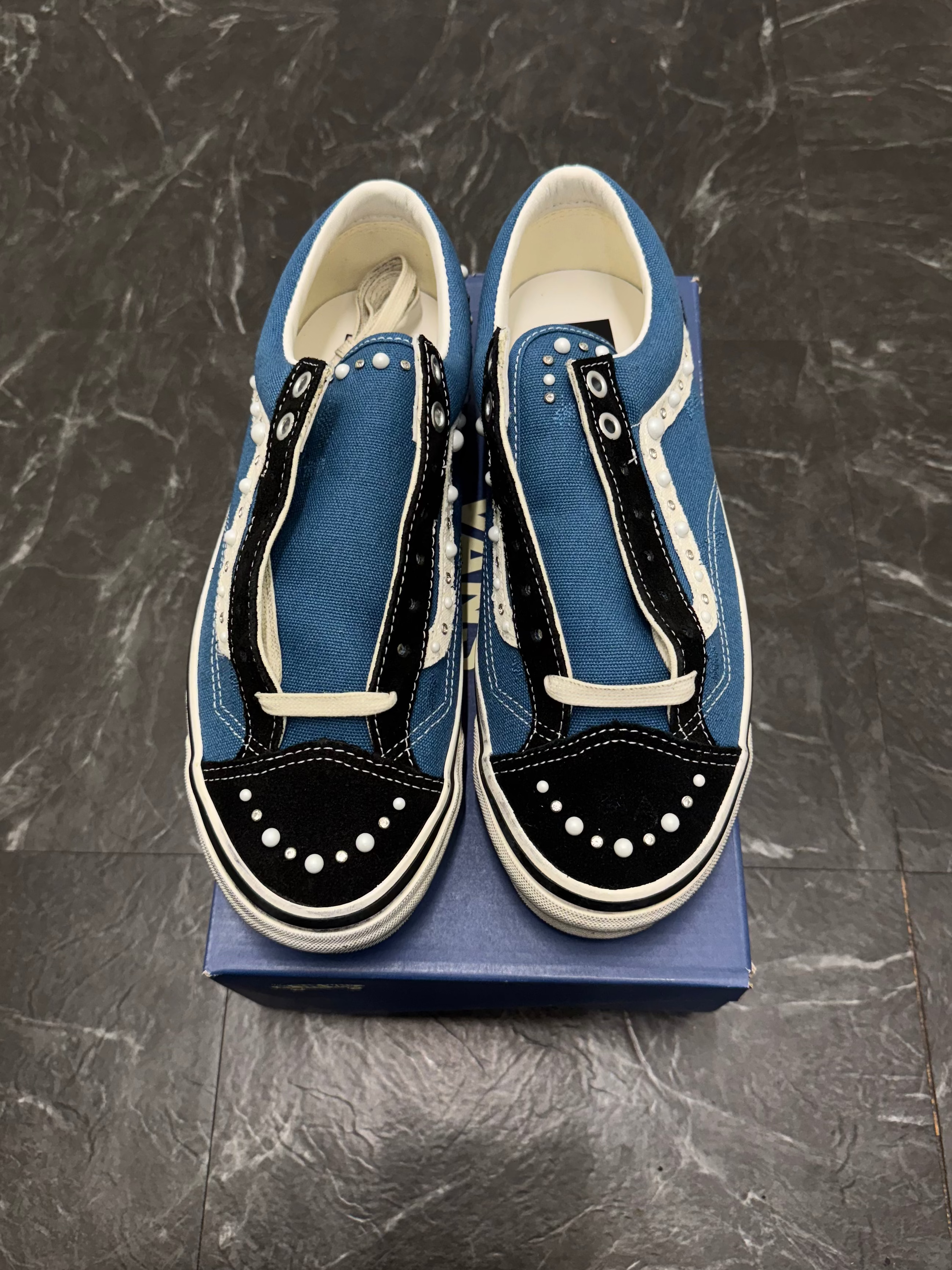 Vans LX Old Skool 36 Pearlized Pack Black Navy - New