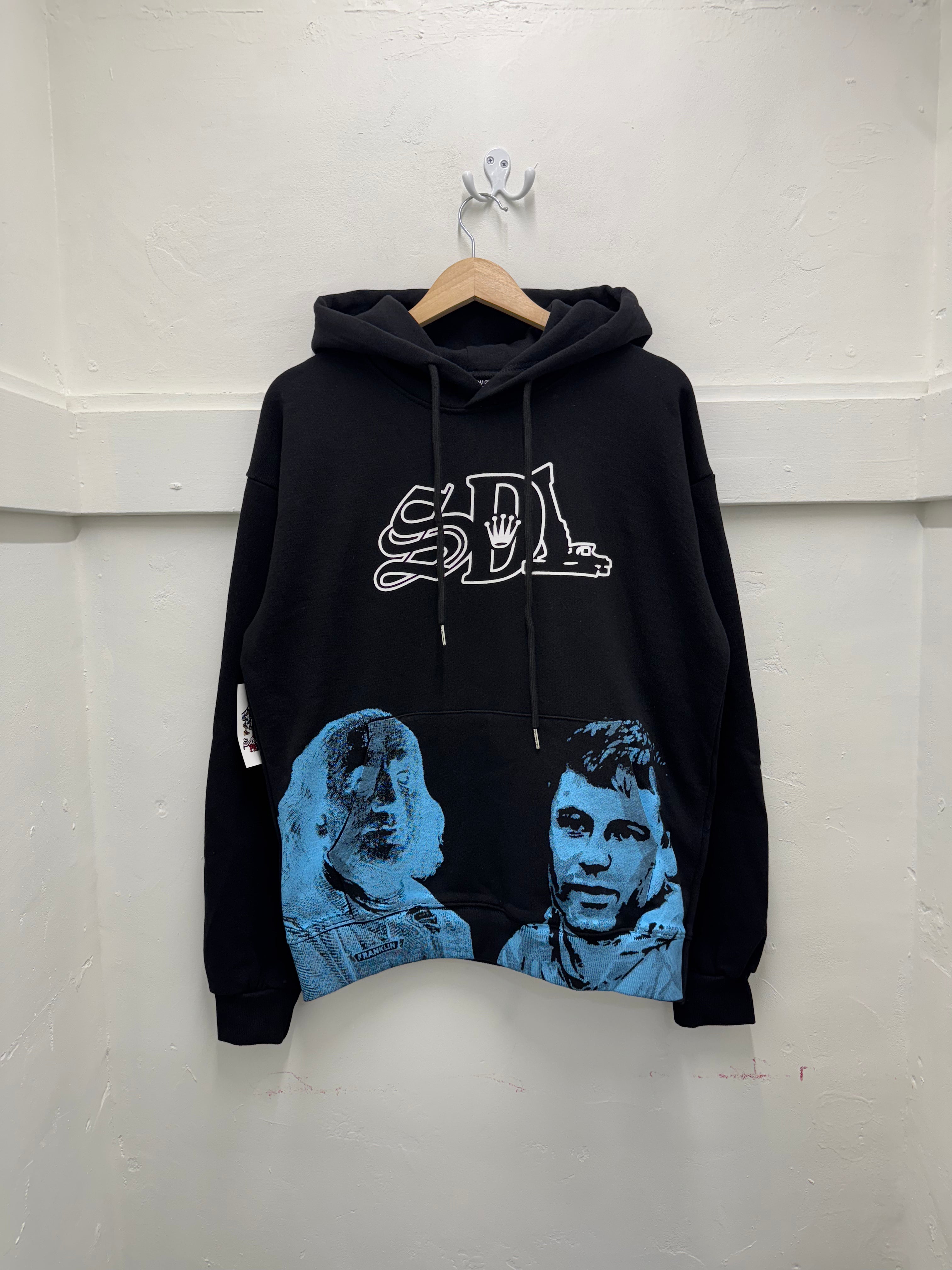 SALE - SDL "Sky's The Limit" Blue Graphic Hoodie - New
