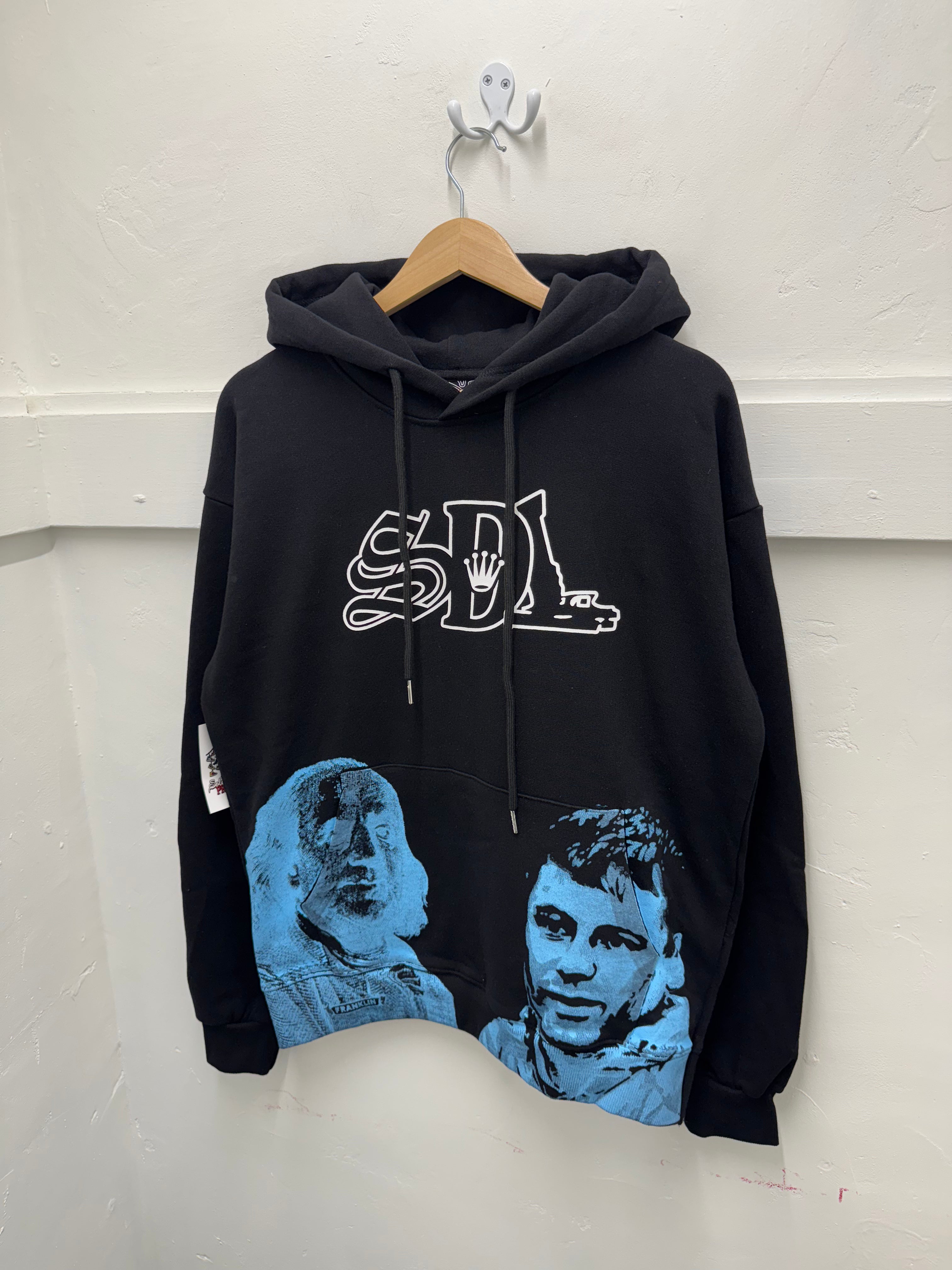 SALE - SDL "Sky's The Limit" Blue Graphic Hoodie - New