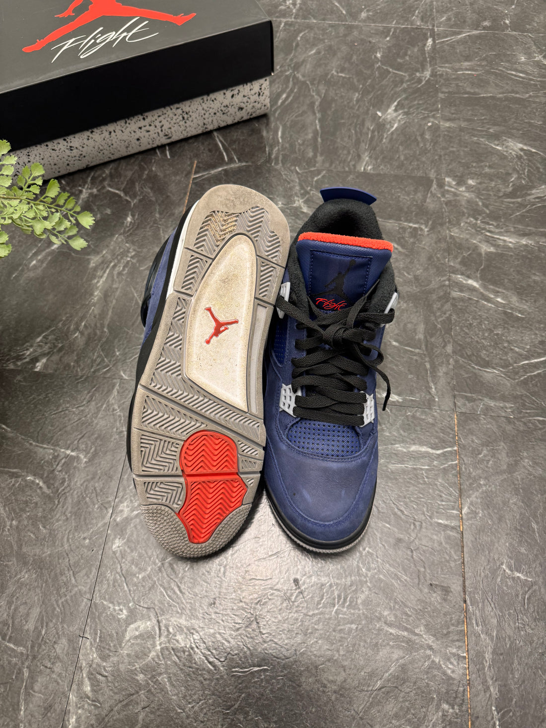 Jordan 4 Winterized Loyal Blue SZ: 10.5M - Pre-Owned