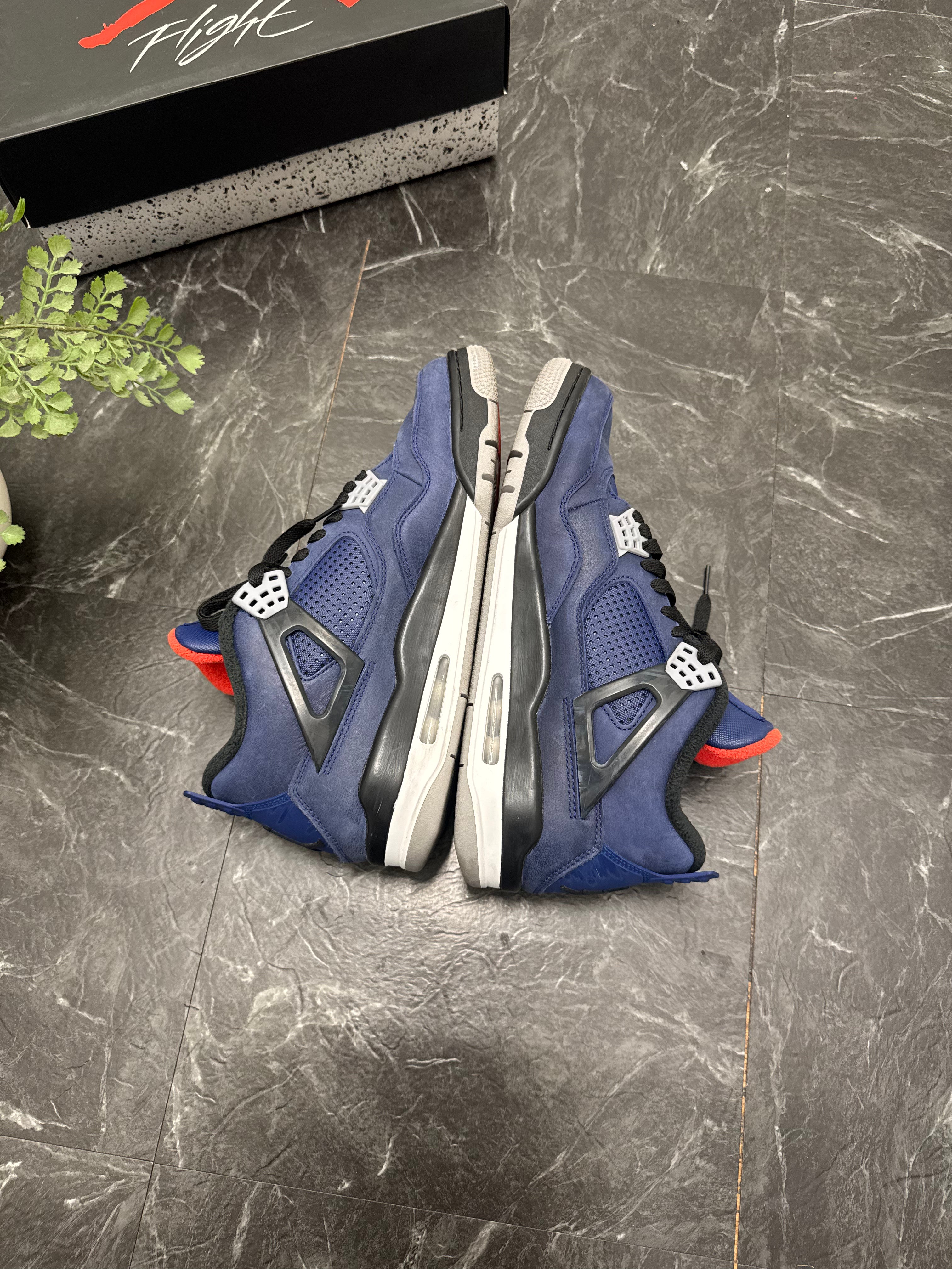 Jordan 4 Winterized Loyal Blue SZ: 10.5M - Pre-Owned