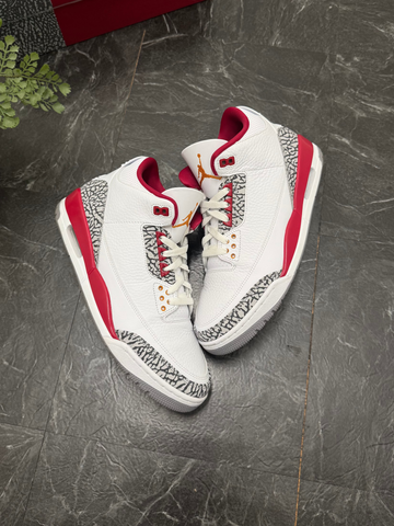Jordan 3 Cardinal Red SZ: 11M - Pre-Owned