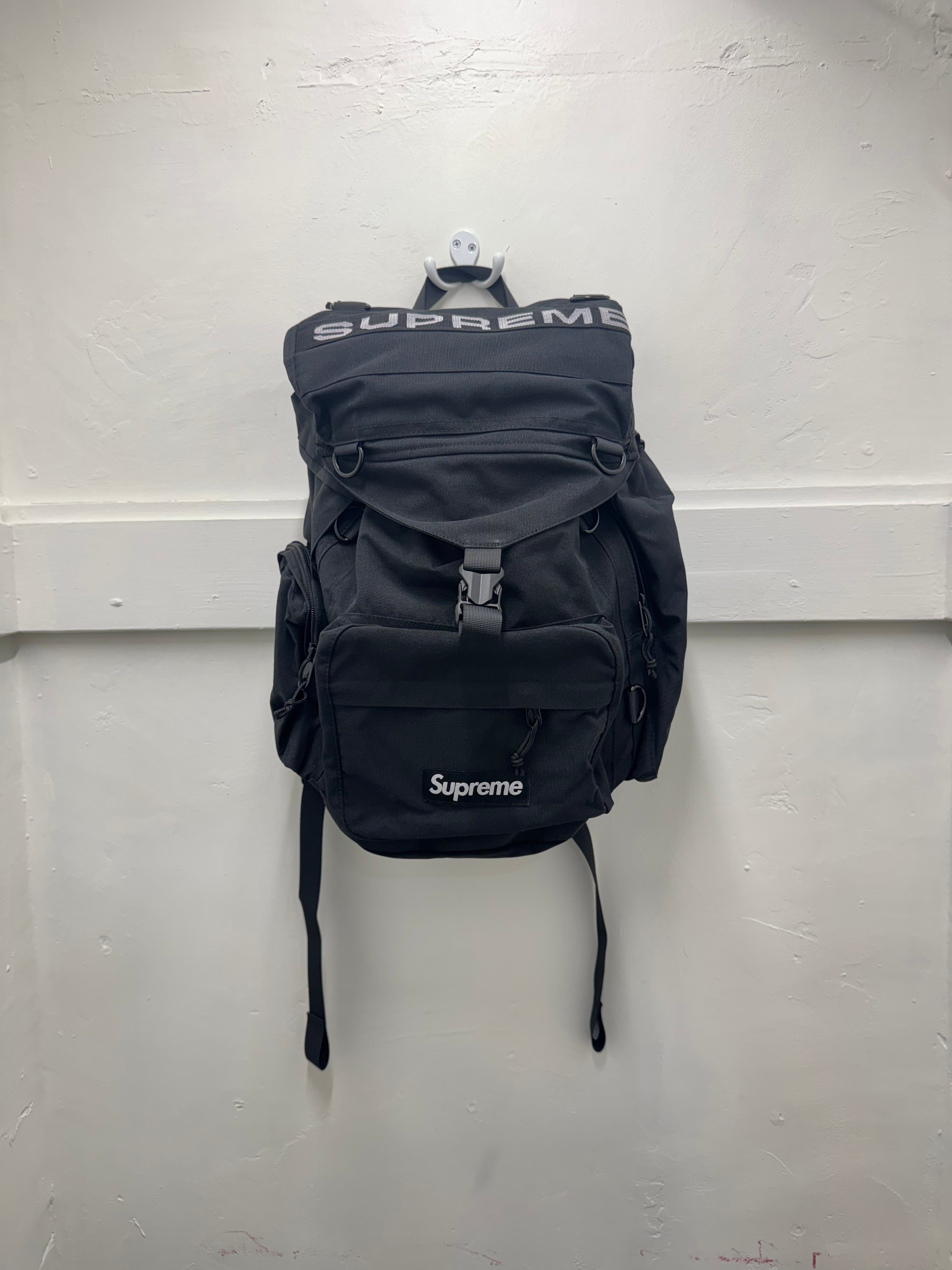 Supreme Military Black Backpack - New