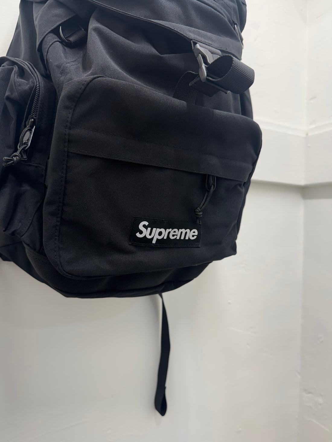 Supreme Military Black Backpack - New