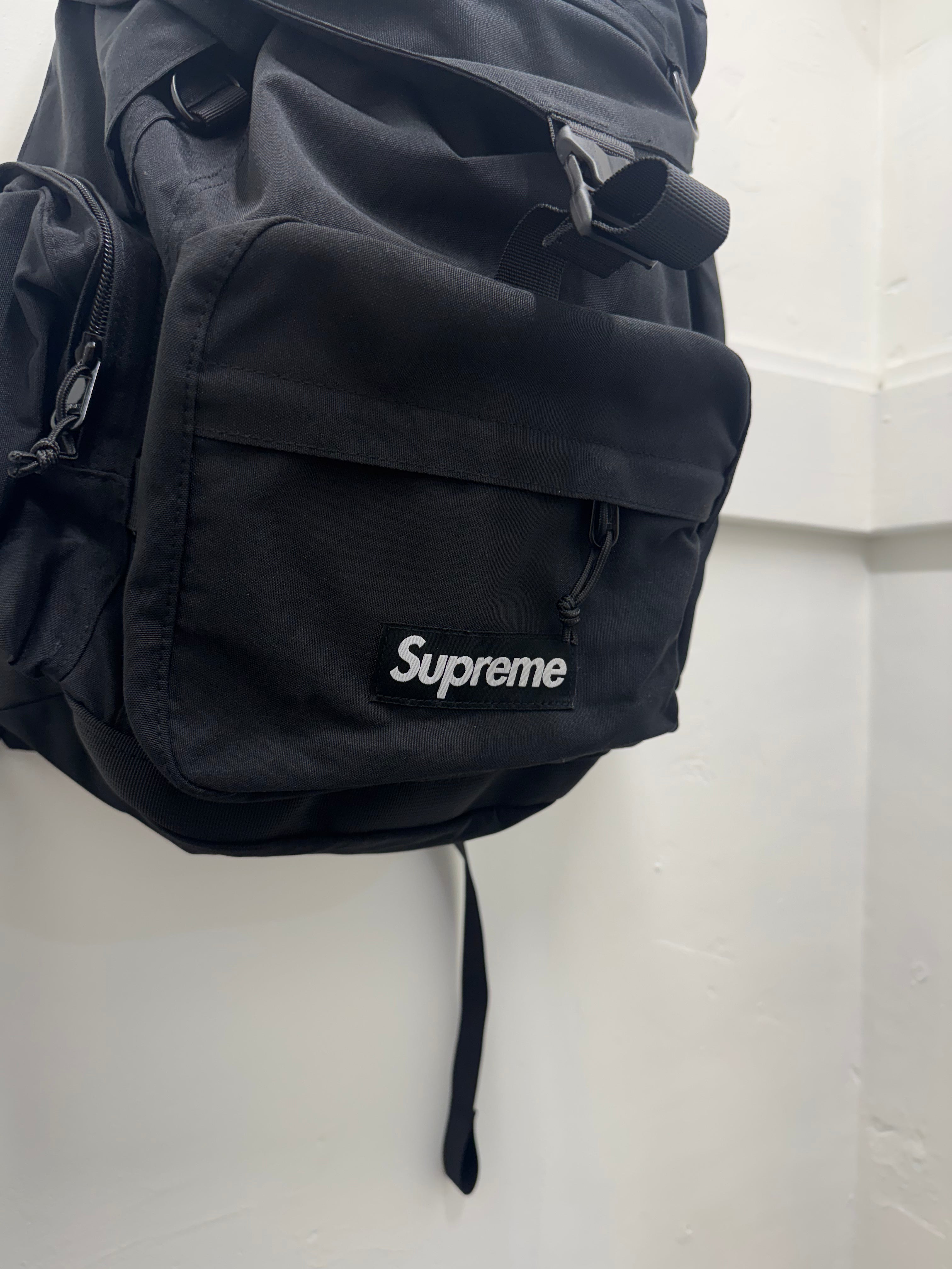 Supreme Military Black Backpack - New